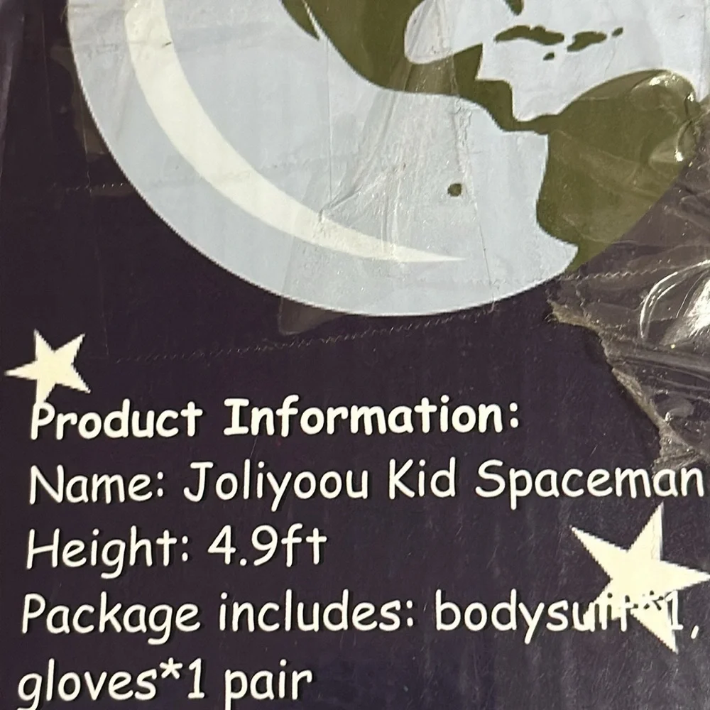 NWT kids inflatable spaceman costume Halloween costume unisex astronaut